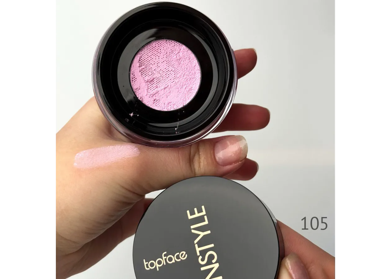 Розсипчаста пудра Topface Instyle Loose Powder 105 Pink Star — фото 2